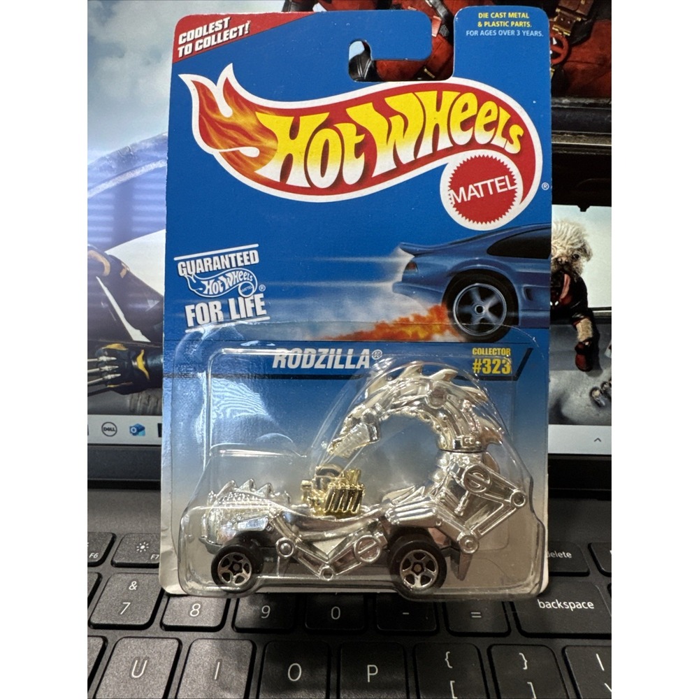 1995 Hot Wheels Silver Series Rodzilla #323 Chrome UH Spoke Variant 13310-0911